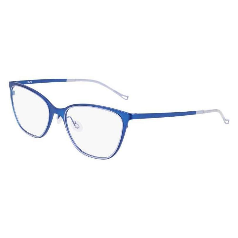 NEW Airlock Pure P-5010 433 Matte Blue TITANIUM Eyeglasses 55/18/140